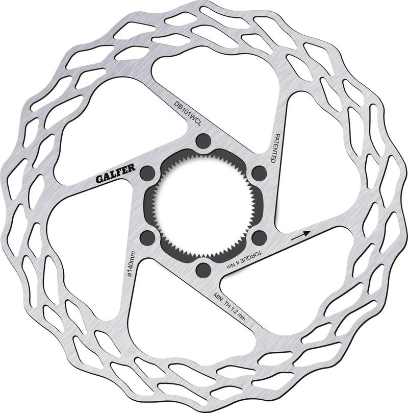 Galfer Wave CL Disc Brake Rotor  140mm Road